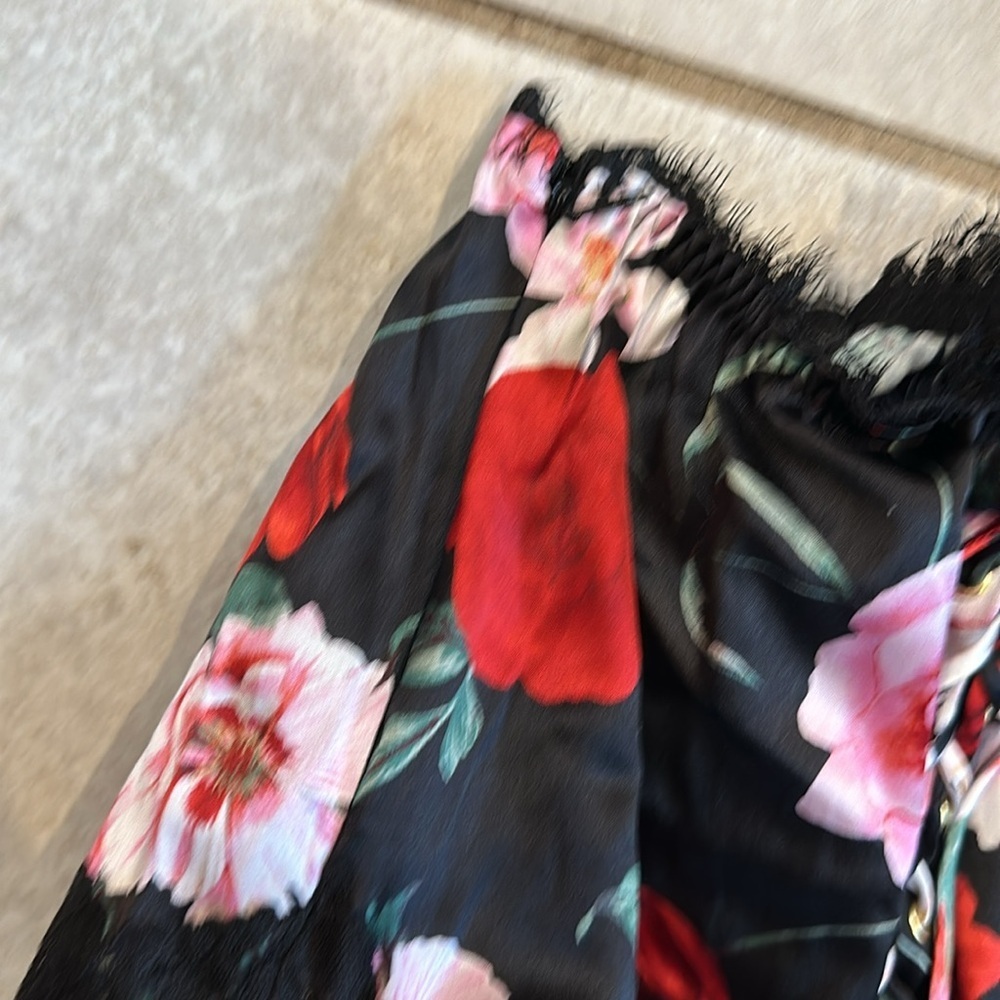 NWT! Victoria’s Secret Atelier Floral Satin High Rise Lace Up Panty S H… - Picture 6 of 7